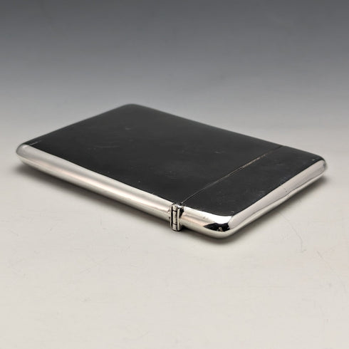 1906年 英国アンティーク 純銀製 アール・ヌーヴォー カードケース 73g William M Hayes