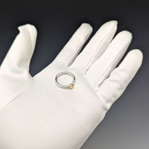 英國珠寶 9 克拉金星純銀戒指戒指 ALM