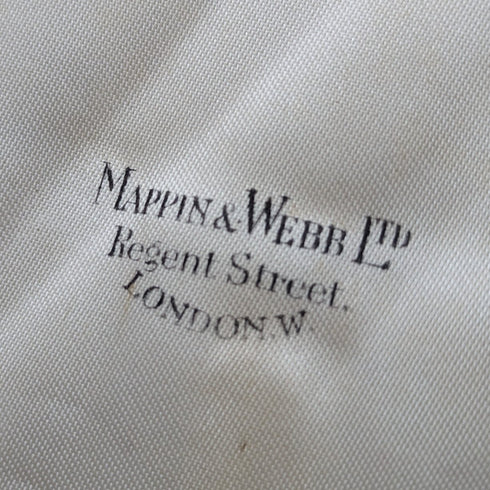 1950 年代英國復古白色珍珠手柄餐具 6 對套裝,帶盒 Mappin 和 Webb