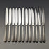British Vintage Silver Plated Cutlery 12 Pair Set in Wooden Box Elkington