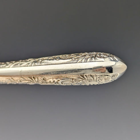 19世紀後半 英国アンティーク シルバープレート製 デザートカトラリー6ペアセット 木箱入り Fenton Brothers