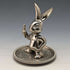British Vintage Silver Plated Rabbit Figurine Seba