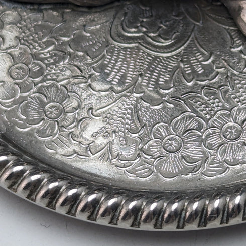 英国ヴィンテージ シルバープレート製 うさぎフィギュリン Seba