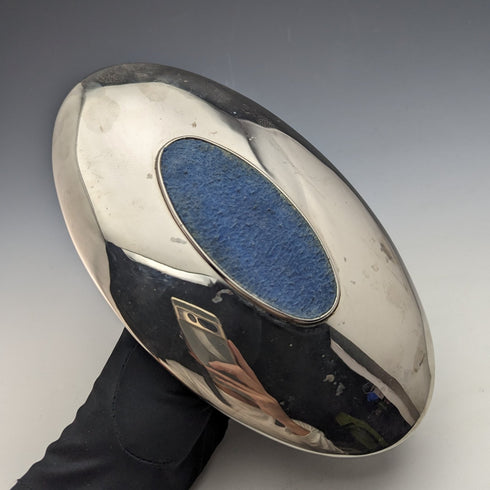 英国ヴィンテージ シルバープレート製 リス装飾 オーバルディッシュ