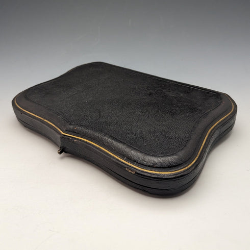 1908 年英國古董 6 純銀茶匙和糖鉗套裝,裝在阿特金兄弟盒中