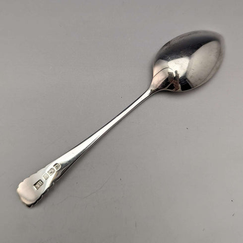 1908 年英國古董 6 純銀茶匙和糖鉗套裝,裝在阿特金兄弟盒中