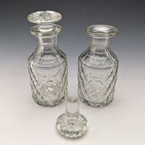 1779 年英國古董純銀和雕花玻璃調味品套裝菲利普弗里曼