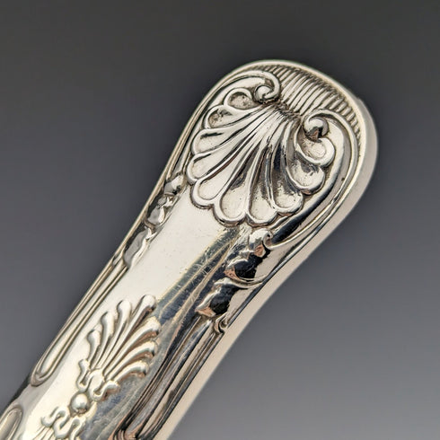 1930年頃 英国ヴィンテージ シルバープレート製 フィッシュカトラリー6ペアセット Hukin & Heath