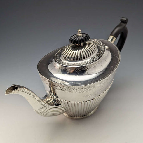 約 1895 年英國古董鍍銀茶壺 Mappin & Webb