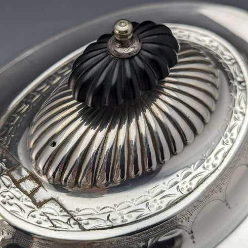 約 1895 年英國古董鍍銀茶壺 Mappin & Webb