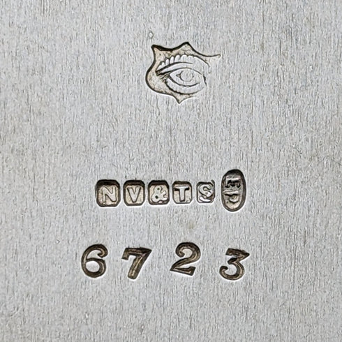 1900年頃 英国アンティーク シルバープレート製 シュガーボウル Needham, Veal&Tyzach