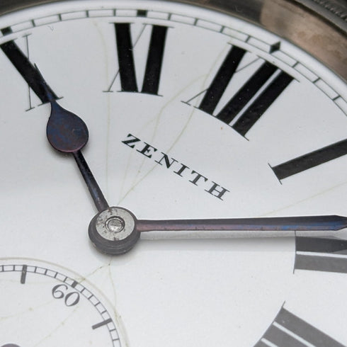 約 1914 年古董真力時大懷錶,合金錶殼,狀況良好