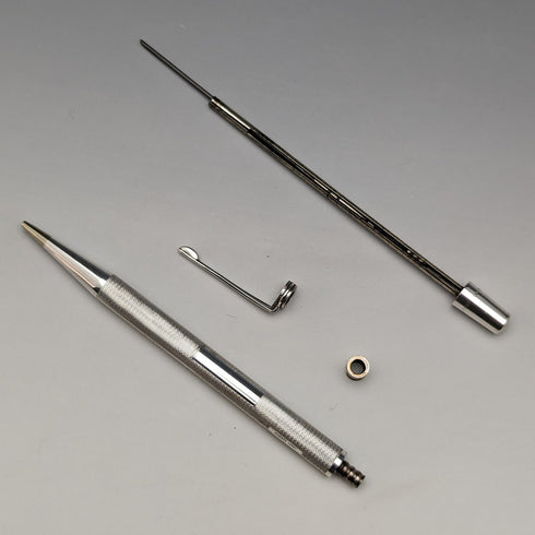 1950 年英國復古 Yard O 紅色純銀自動鉛筆帶紙盒和正品筆芯