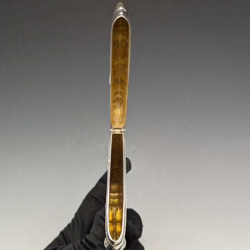 1907年 英国アンティーク 純銀製カードケース 84g Smith & Bartlam