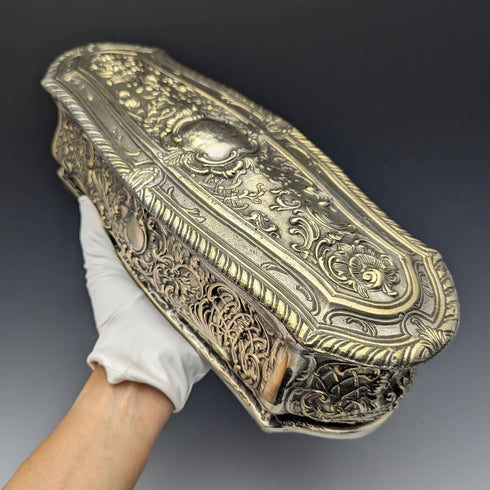 英國復古黃銅大號 Casquette 首飾盒配件盒