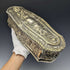 British Vintage Brass Large Casquette Jewelry Box Accessory Case