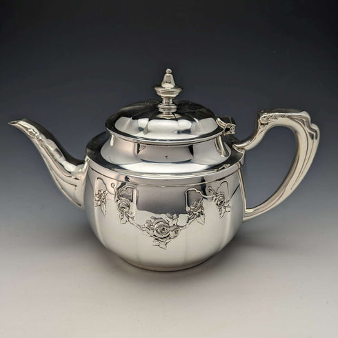 1921年頃 英国アンティーク シルバープレート製ティーセット Elkington