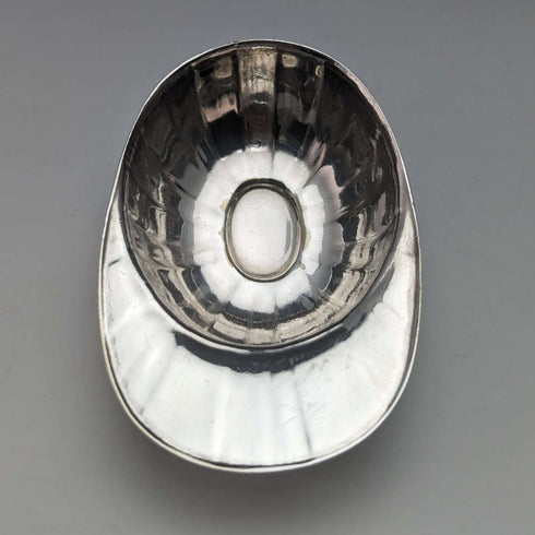 British Antique Silver Plated Jockey Cap Tea Caddy Spoon