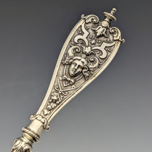 1900年頃 ドイツ製 コンチネンタルシルバー テーブルフォーク&スプーン