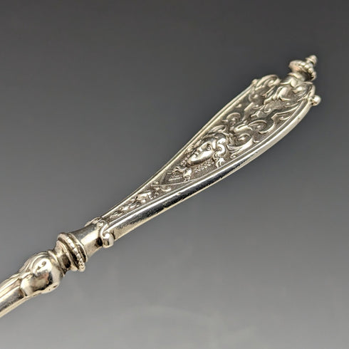 1900年頃 ドイツ製 コンチネンタルシルバー テーブルフォーク&スプーン