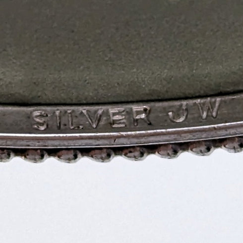 British Vintage Wedgwood Green Jasperware Brooch