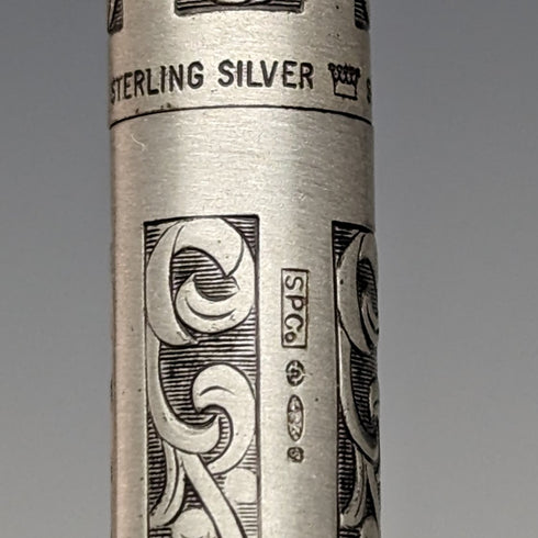 美國復古 Schafer 純銀自動鉛筆帶筆芯和盒