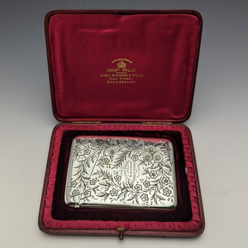 1901 年英國古董純銀卡包 86 克 斯托克斯和愛爾蘭