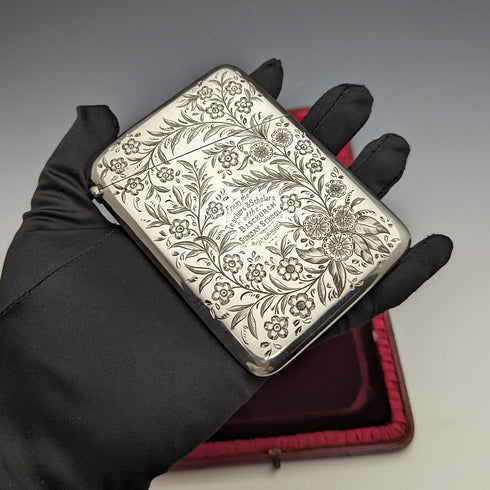 1901 年英國古董純銀卡包 86 克 斯托克斯和愛爾蘭