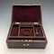 英国アンティーク レザー張り 懐中時計&ジュエリーボックス 小物入れ