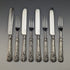 1830 British Antique Sterling Silver Handle Cutlery Set of 4 John Rodgers & Sons