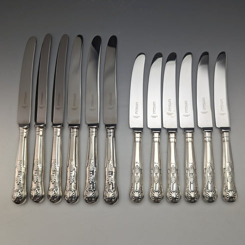 英国复古镀银餐具38件套 N.BARNETT