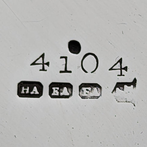 約 1880 年英國古董鍍銀籃亨利·阿特金兄弟