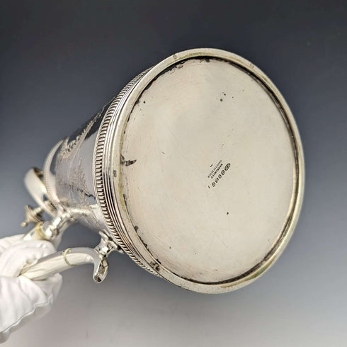 Late 19th Century British Antique Silver Plated Water Jug William Marples