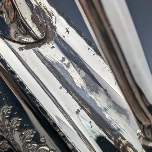 約 1890 年英國古董鍍銀咖啡壺本傑明·格雷森