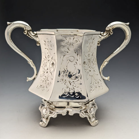 British Antique Victorian Style Silver Plated Coffee Set