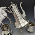 British Antique Victorian Style Silver Plated Coffee Set