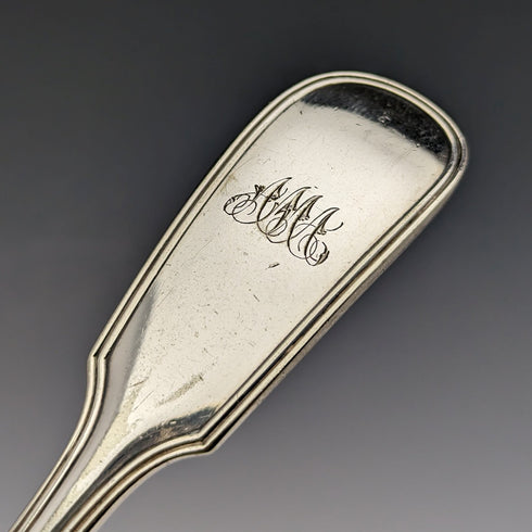 19世紀後半 英国アンティーク シルバープレート製 フィッシュサーバーセット Mappin&Webb