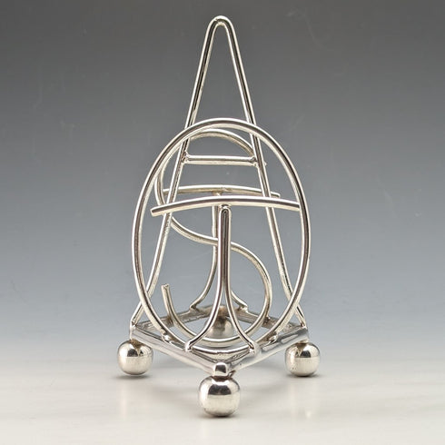 英国ヴィンテージ シルバープレート トーストラック 「TOAST」文字