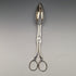 British antique silver plated salad tongs