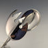 British antique silver plated salad tongs