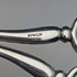 British antique silver plated salad tongs