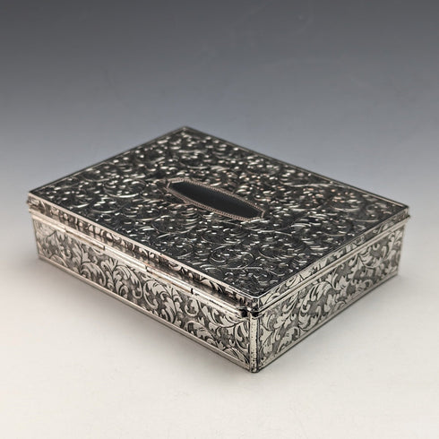 英国ヴィンテージ シルバープレート製 ジュエリーボックス 小物入れ Viners