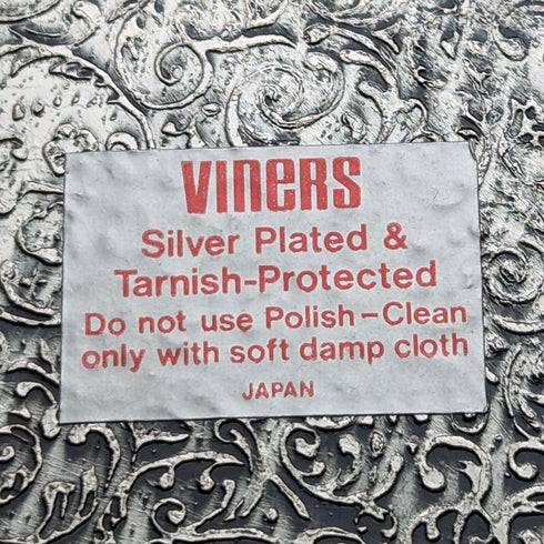 英国ヴィンテージ シルバープレート製 ジュエリーボックス 小物入れ Viners