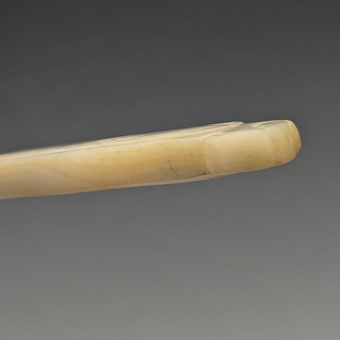 英国アンティーク 彫刻白蝶貝ハンドル デザートカトラリー6ペアセット Elkington & Mason