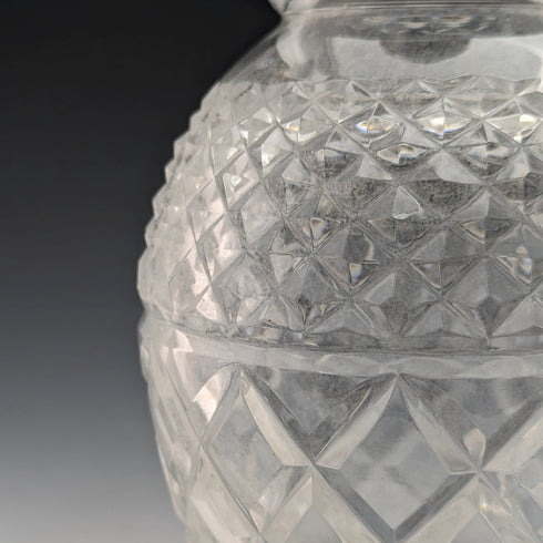 1964 英國復古純銀裝飾玻璃醒酒器 Preece & Willicombe