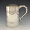 British Antique Silver Plated Glass Bottom Mug