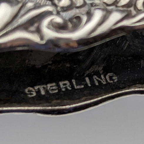 19世紀後半 米国アンティーク 純銀製 ロニエット 携帯用折りたたみ式眼鏡