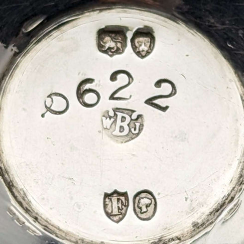 1871 British Vintage Sterling Silver Pepperette Condiment Condiment 58g Walter & John Barnard