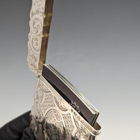 1872 年英國古董純銀卡包 54 克 FREDERICK MARSON