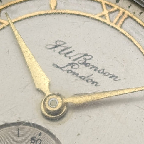 英國復古 JW Benson 手錶 SMITH 機芯 Denison 錶殼運作良好